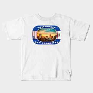 California, San Francisco City, USA Kids T-Shirt